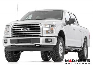 Ford F-150 Lift Kit - 3" Lift - Aluminum Control Arms - Vertex Coilovers - V2 Rear Shocks